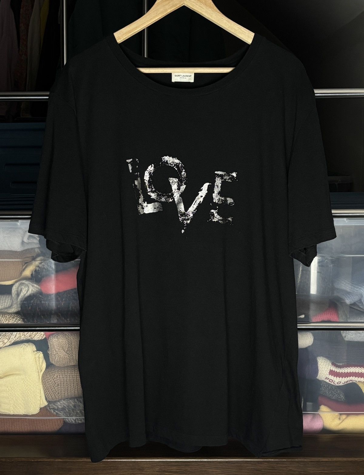 Hedi Slimane × Saint Laurent Paris SS15 Saint Laurent Mr. X Tee T