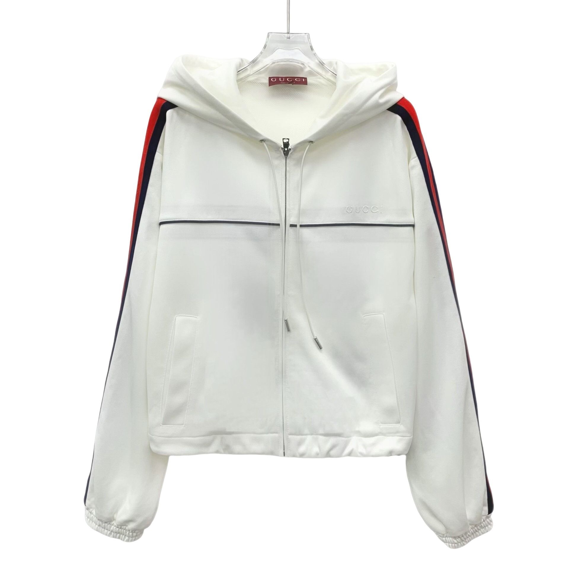 Gucci Gucci Side Stripe Logo Zip Hoodie Size M Size M / US 6-8 / IT 42-44 - 1 Thumbnail