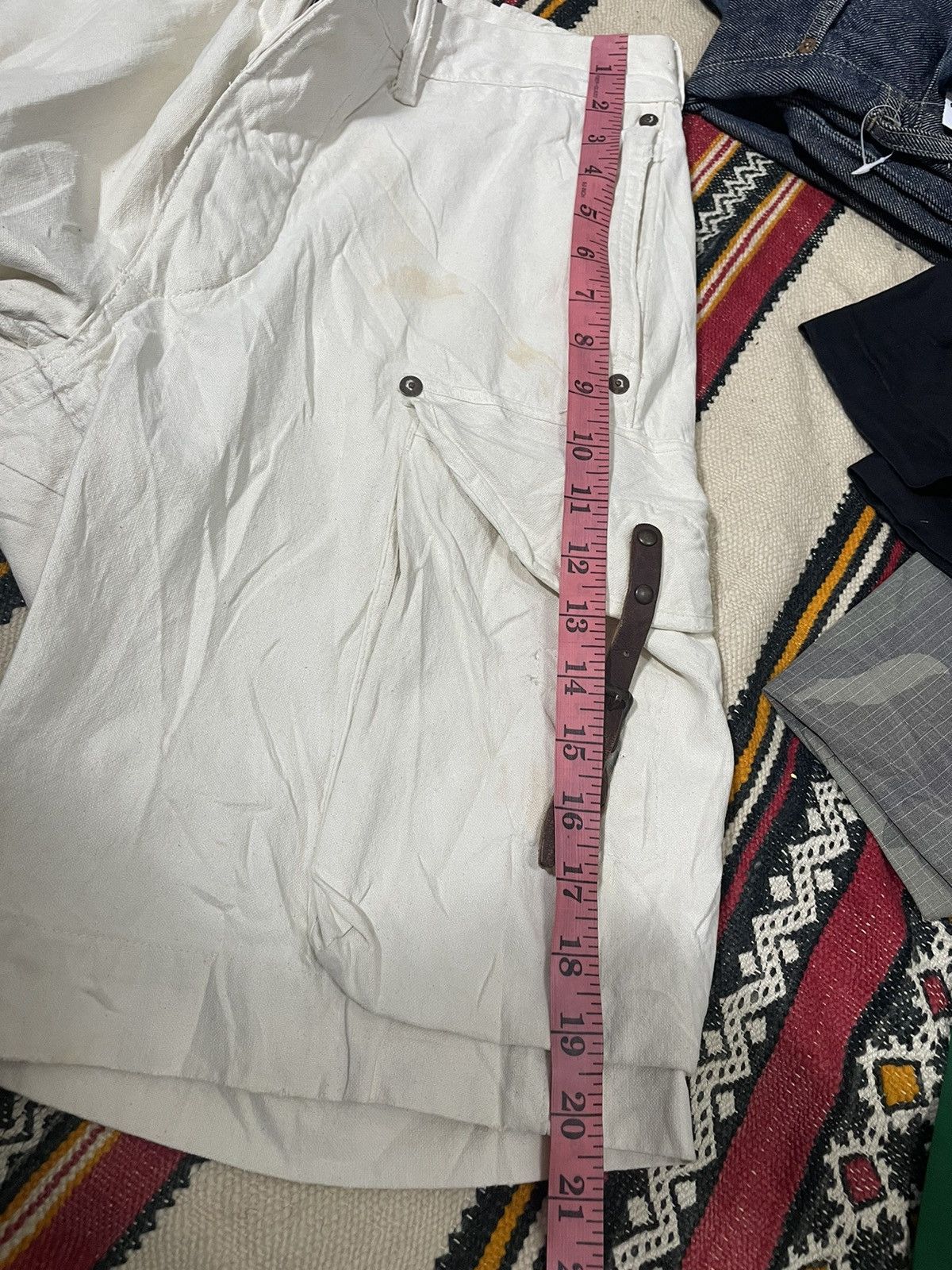 RRL Ralph Lauren Vintage Double RL Military Shorts Pants Size US 31 - 14 Thumbnail