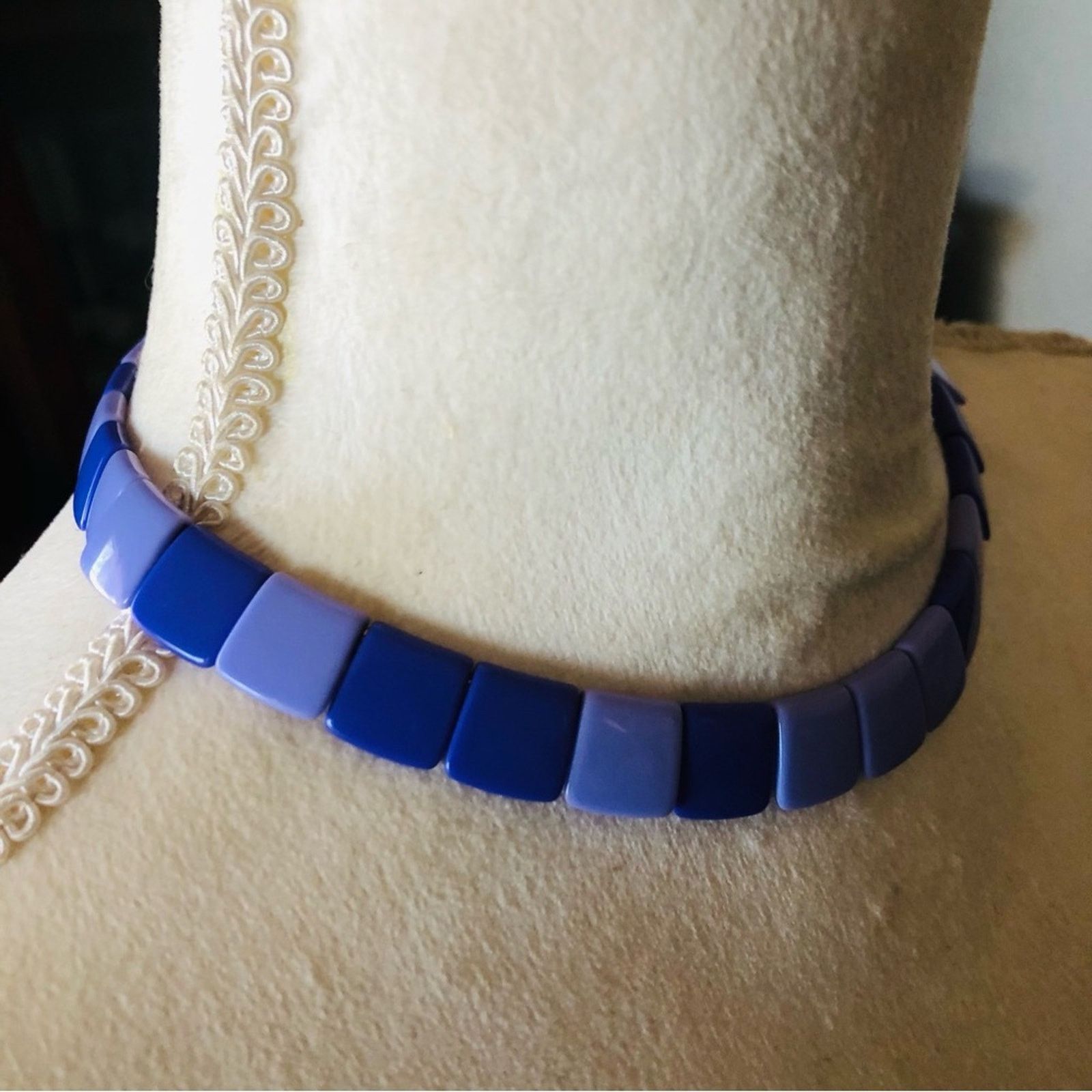 Monet Vintage Monet two tone purple disc choker necklace Size ONE SIZE - 3 Thumbnail