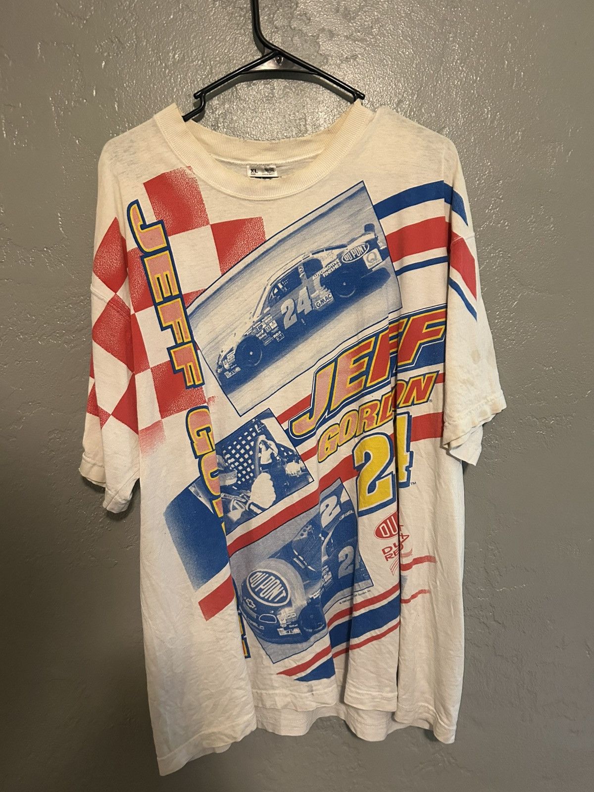 Fruit Of The Loom Jeff Gordon Vintage Shirt Size US XL / EU 56 / 4 - 1 Thumbnail