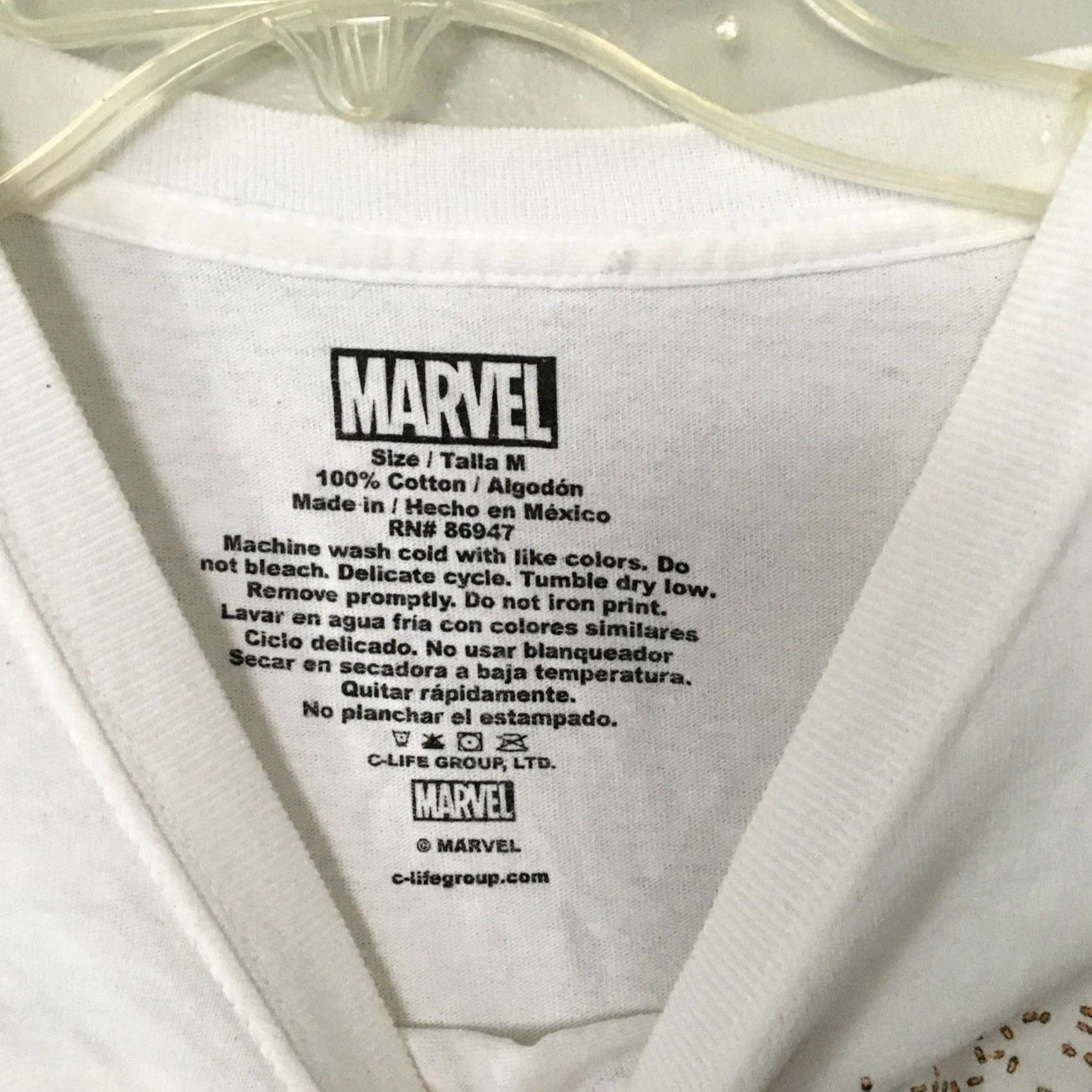 Vintage MARVEL Deadpool RIDING A PINK UNICORN RAINBOW LONG SLEEVE T-SHIRT M White Crew Neck Cotton Unisex Adults Regular Tee Boys Girls Men Women Size US M / EU 48-50 / 2 - 3 Thumbnail