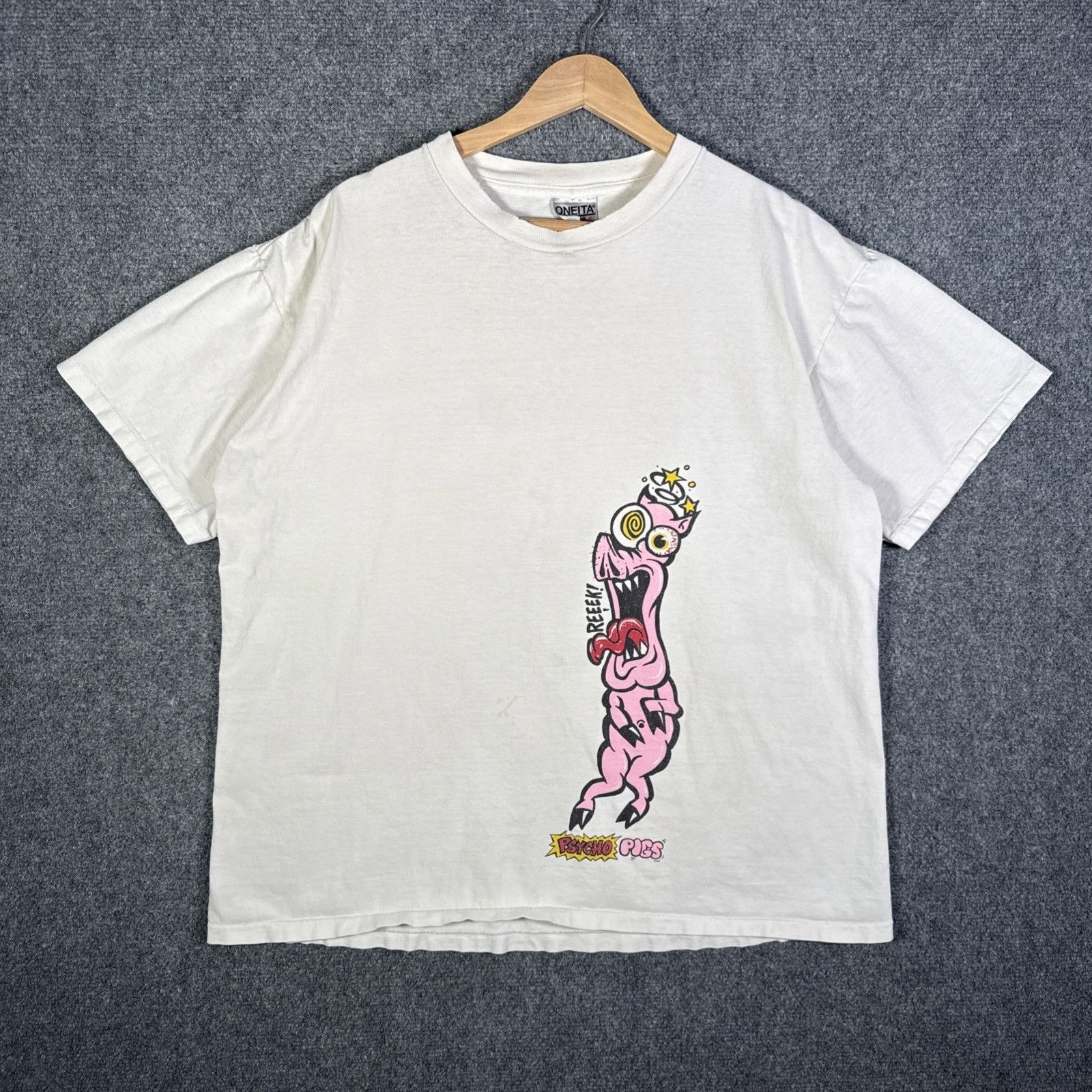 Blind Skateboards Vintage Hyper Skate Wheels Shirt XL White 90s USA RARE Size US XL / EU 56 / 4 - 2 Thumbnail