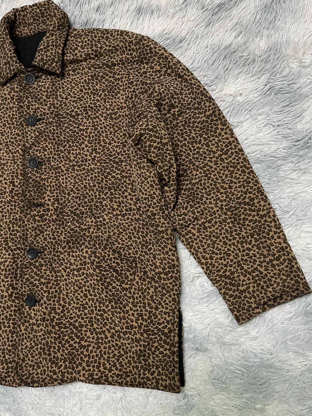 Bottega Veneta 90s BOTTEGA VENETA LEOPARD REVERSIBLE JACKET Size US M / EU 48-50 / 2 - 6 Thumbnail