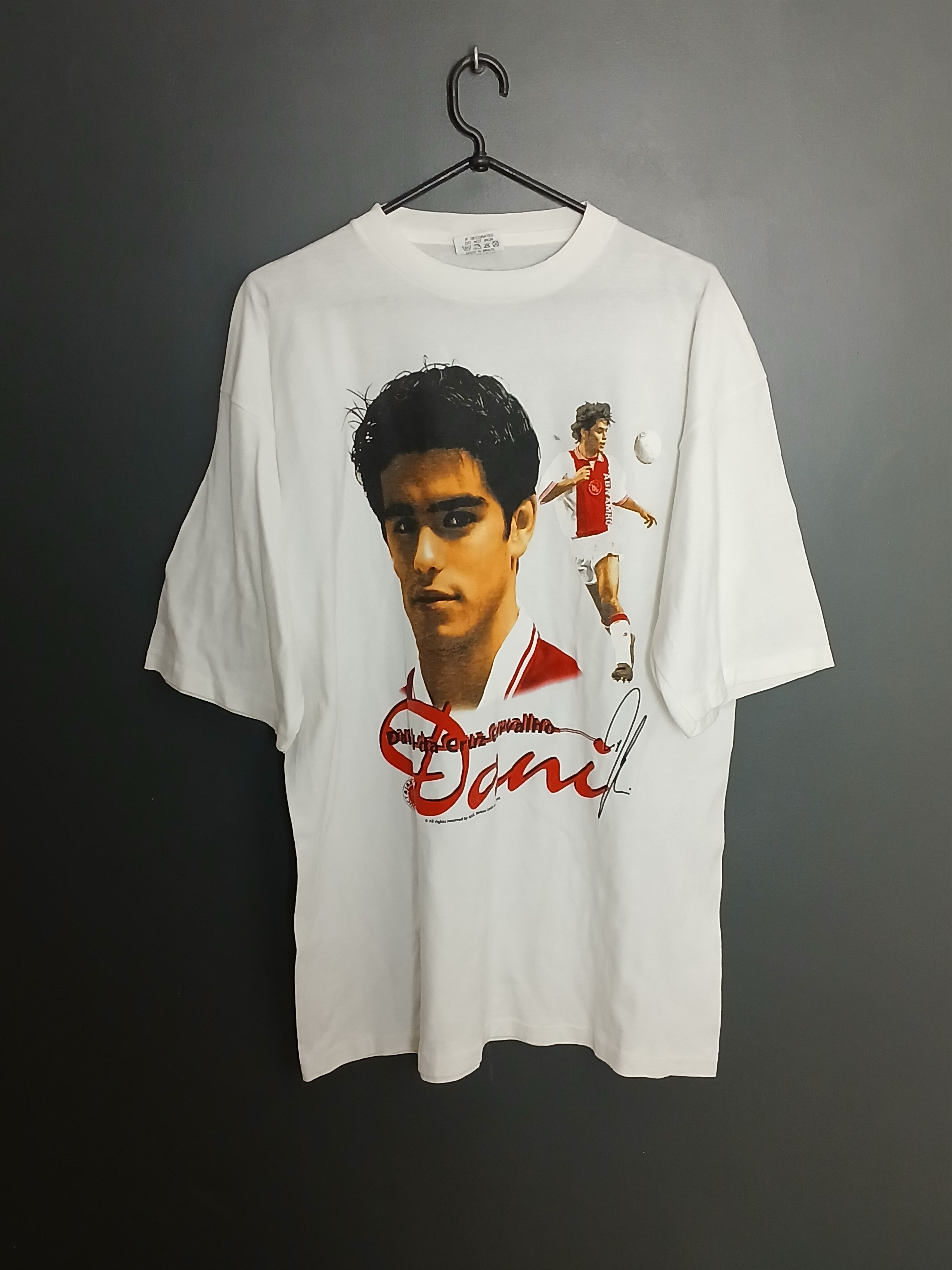 Vintage Vintage Ajax Daniel da Cruz Carvalho Football T-Shirt Size US XL / EU 56 / 4 - 1 Thumbnail
