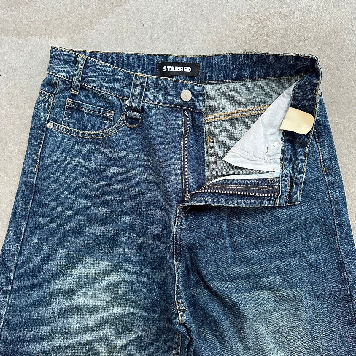 Jean Baggy Wide Leg Blue Denim Jeans 👖‼️ Size US 32 / EU 48 - 5 Thumbnail