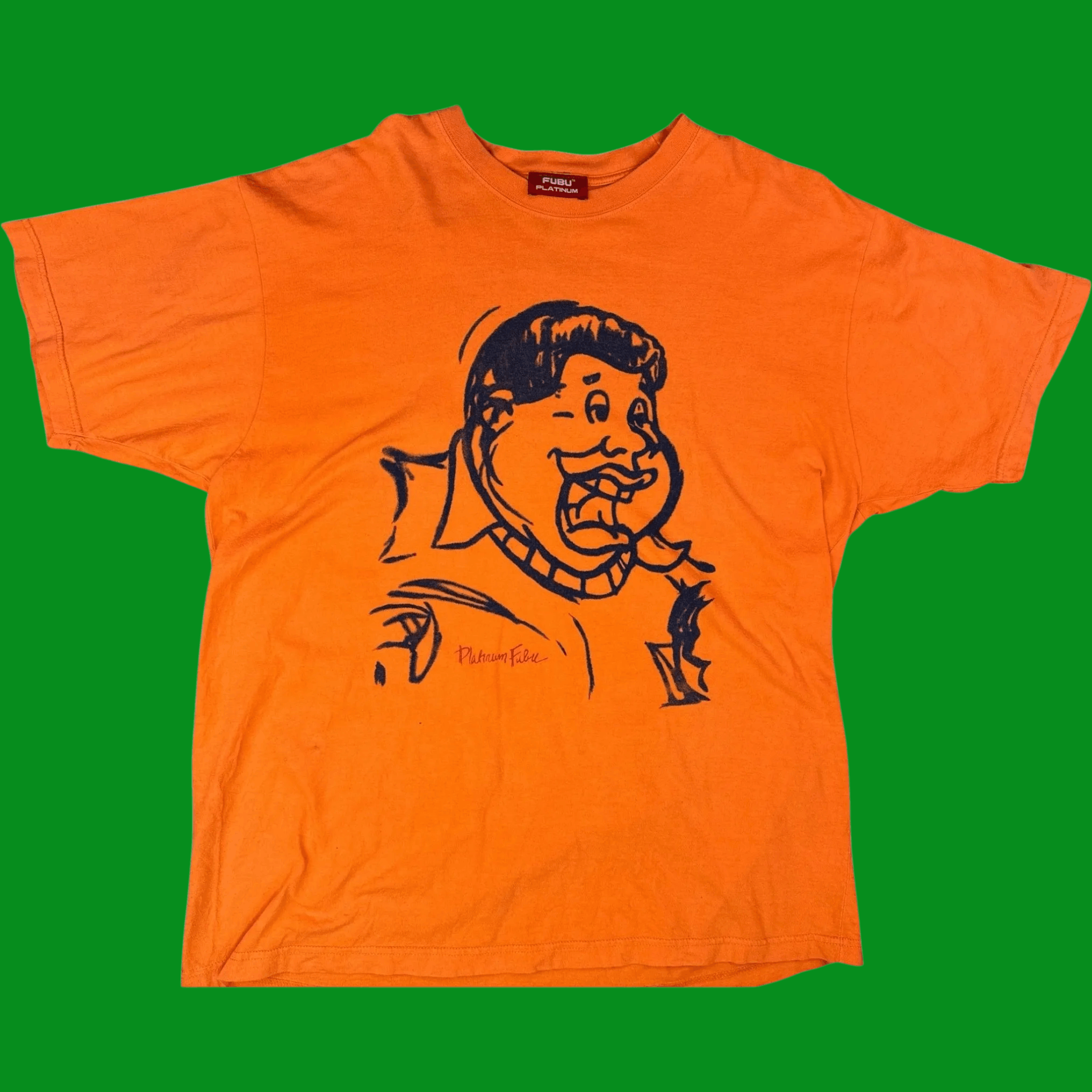 Fubu FUBU Platinum Fat Albert Graphic Hip-Hop Y2K Shirt Size US L / EU 52-54 / 3 - 1 Thumbnail