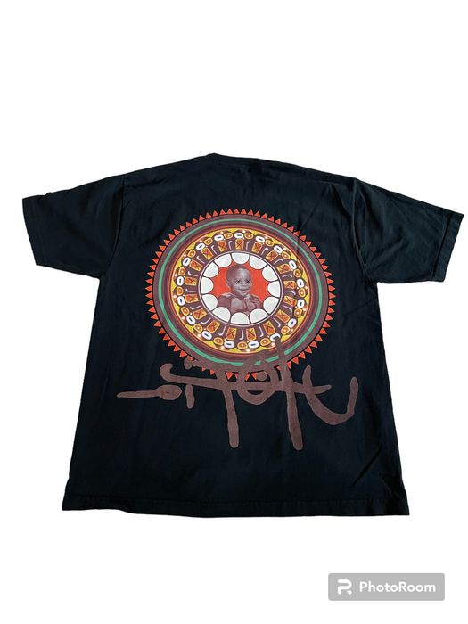 travis scott x kaws t shirt