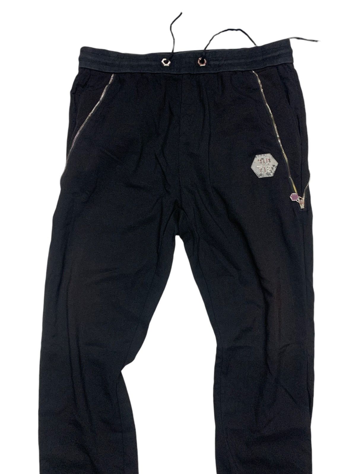 Philipp Plein × Vintage Philipp plain team cotton track suit bottom (size 32-36) Size US 34 / EU 50 - 3 Thumbnail