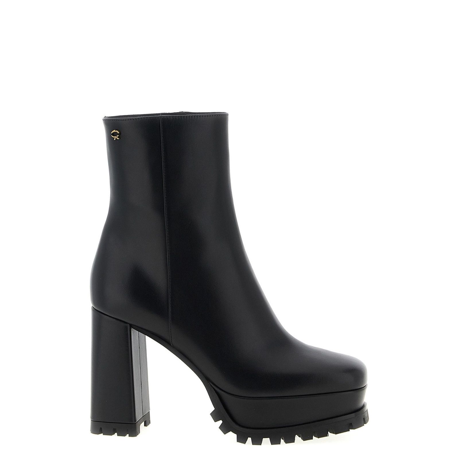 GIANVITO ROSSI Harlem Black Leather 35mm Boots New And Authe