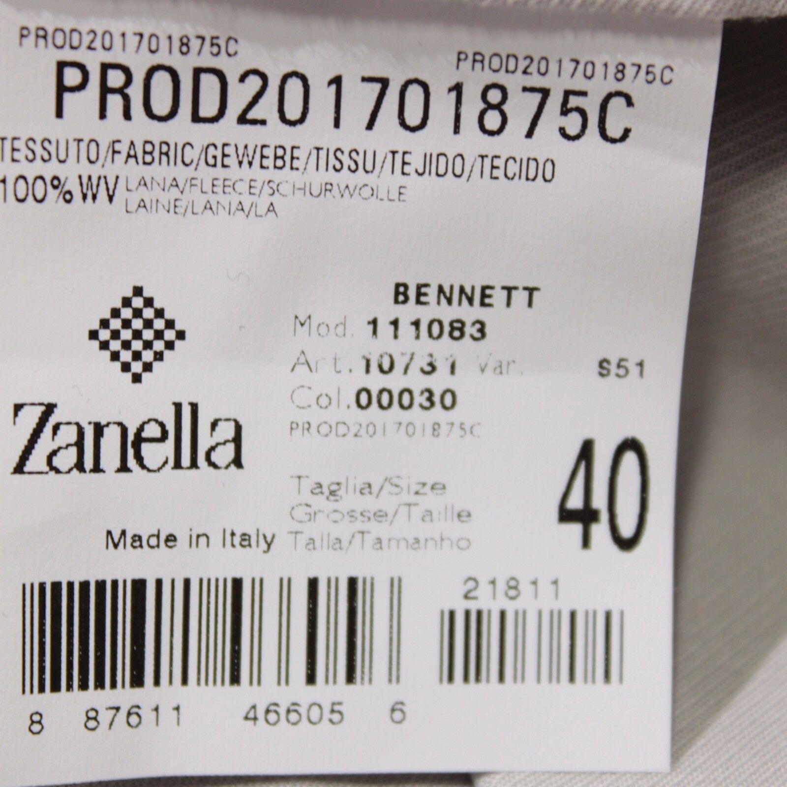 Zanella Zanella New with tags Dress Pants Size 40 US In Gray Size US 40 / EU 56 - 6 Thumbnail