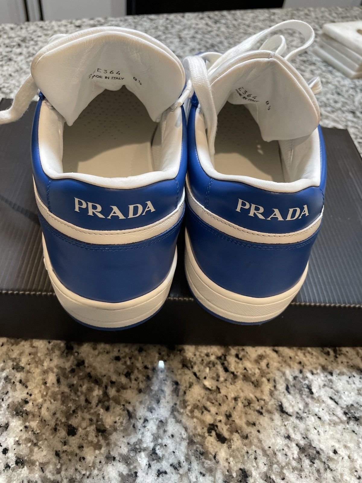 Prada Prada downtown leather “Colba Blue” Size US 9.5 / EU 42-43 - 3 Thumbnail