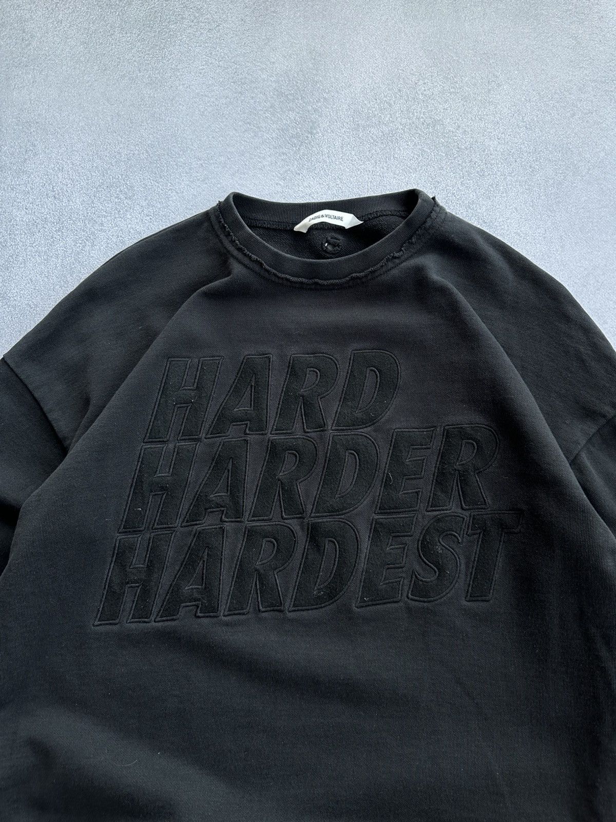 Zadig & Voltaire Zadig & Voltaire Scott Bis Sweatshirt Hard Harder Hardest Size US M / EU 48-50 / 2 - 6 Thumbnail