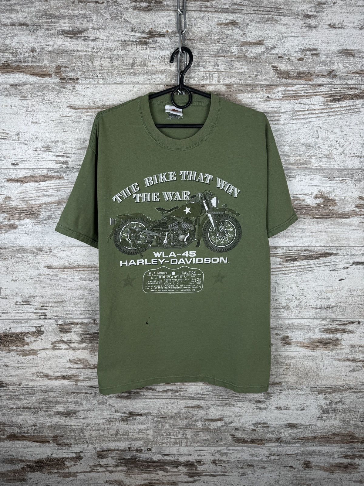 Harley Davidson × Vintage Mens Vintage Harley Davidson T-shirt big logo tee 1998 rare Size US L / EU 52-54 / 3 - 1 Thumbnail