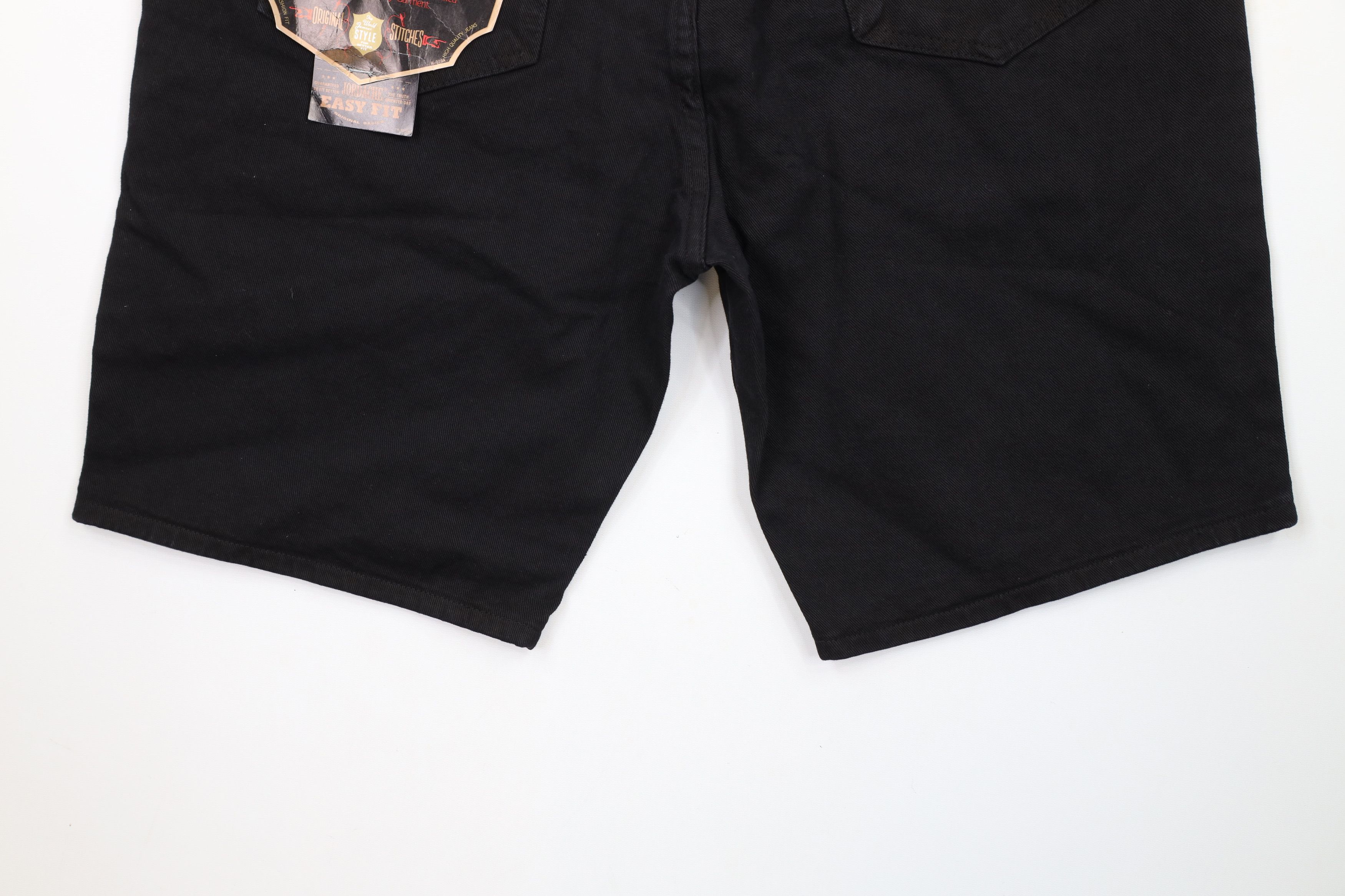 Vintage Deadstock Vintage 90s Streetwear Jean Shorts Jorts Black Size US 36 / EU 52 - 10 Thumbnail
