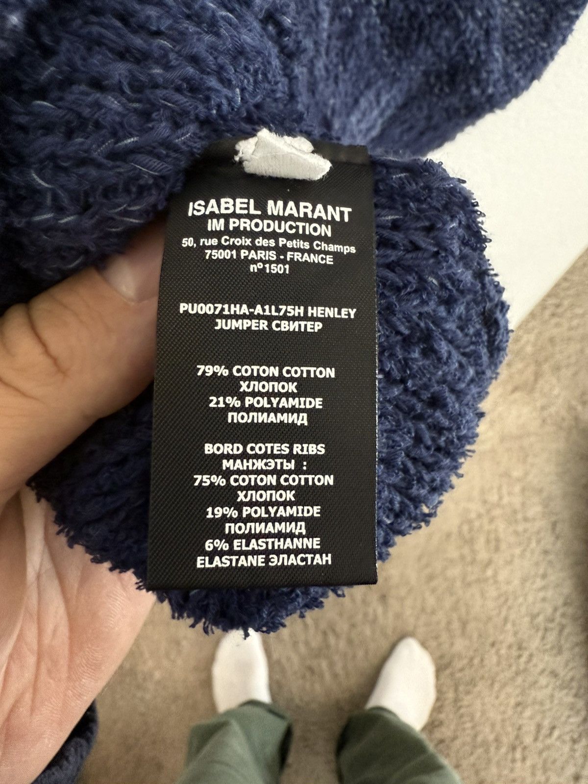 Isabel Marant ISABEL MARANT - Tie-Dyed Cotton-Blend Sweater Size US L / EU 52-54 / 3 - 5 Thumbnail