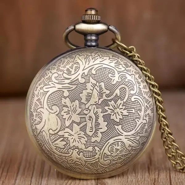 Jewelry Hirota x Fuji Skull Head Quartz Pocket Watch with Chain Size ONE SIZE - 3 Thumbnail