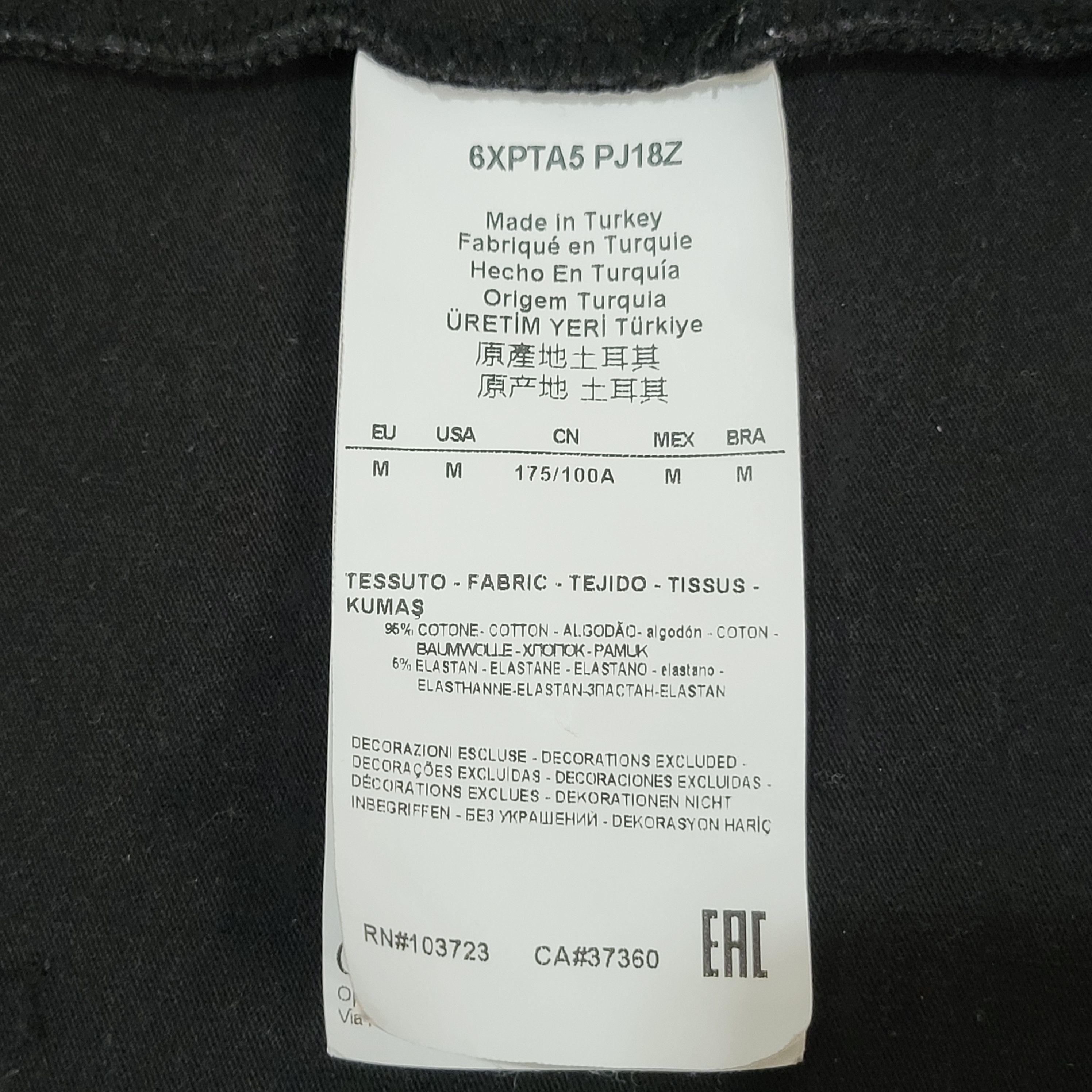 Armani Emporio Armani EA7 Plastic big logo T Shirt Size M Size US M / EU 48-50 / 2 - 7 Thumbnail