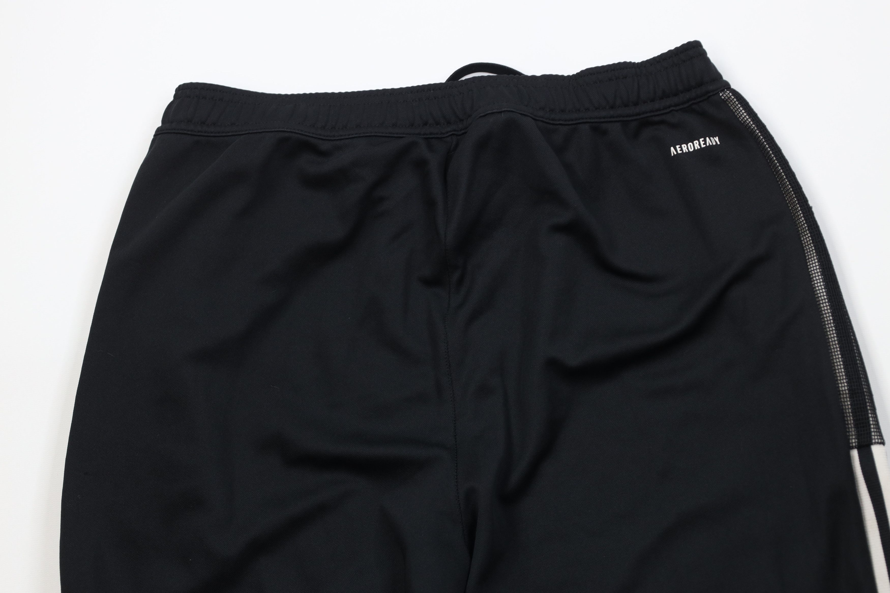 Adidas Adidas Spell Striped Tapered Leg Soccer Warm Up Pants Black Size US 36 / EU 52 - 11 Thumbnail
