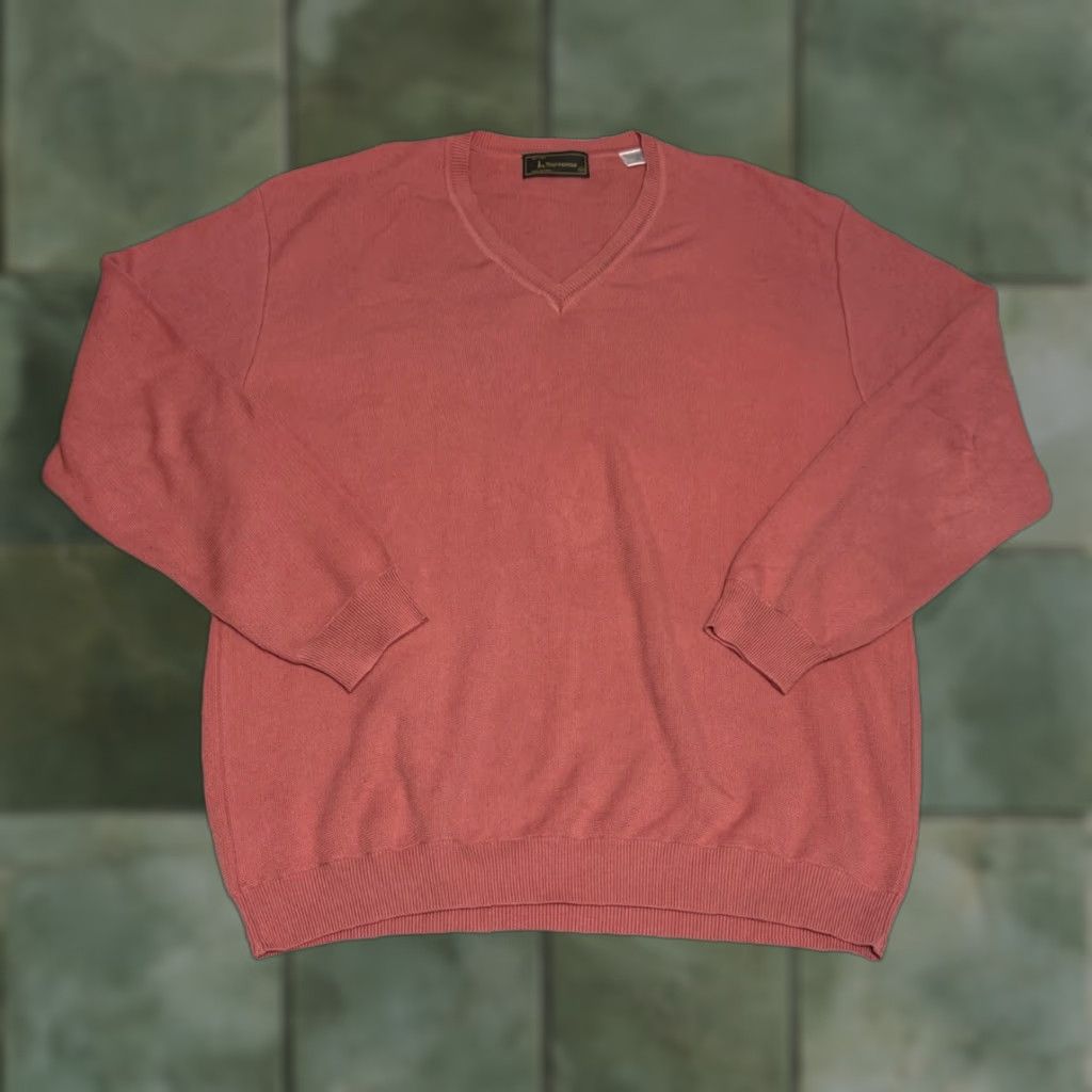 Vintage Peru Unlimited Men’s Pima Cotton V-Neck Sweater Pullover XL Long Sleeve As Seen MENS Pullover Classic Size US XL / EU 56 / 4 - 1 Thumbnail