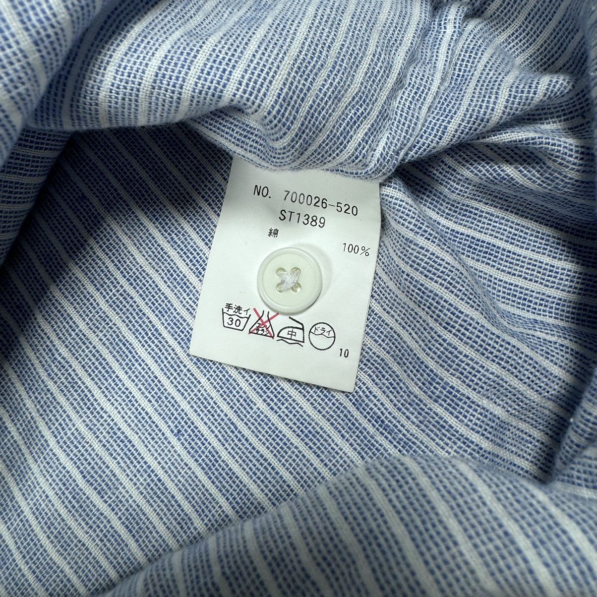 Blue Blue Japan Blue Blue Japan Striped 3 Pocket Shirt Size US M / EU 48-50 / 2 - 10 Thumbnail