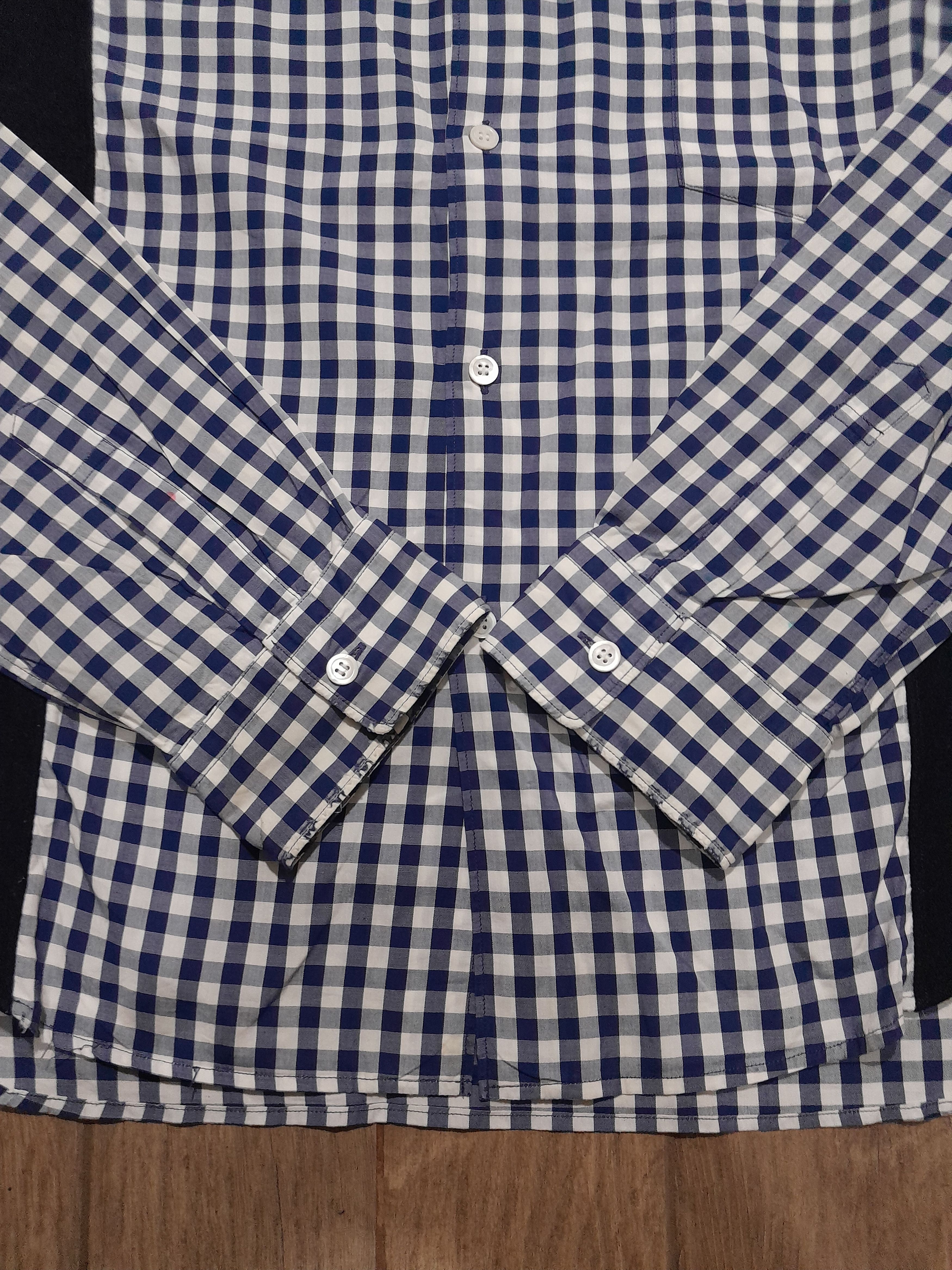 Comme des Garcons Comme des Garcons Homme Gingham x Wool Switch Shirt Size M Size US L / EU 52-54 / 3 - 5 Thumbnail