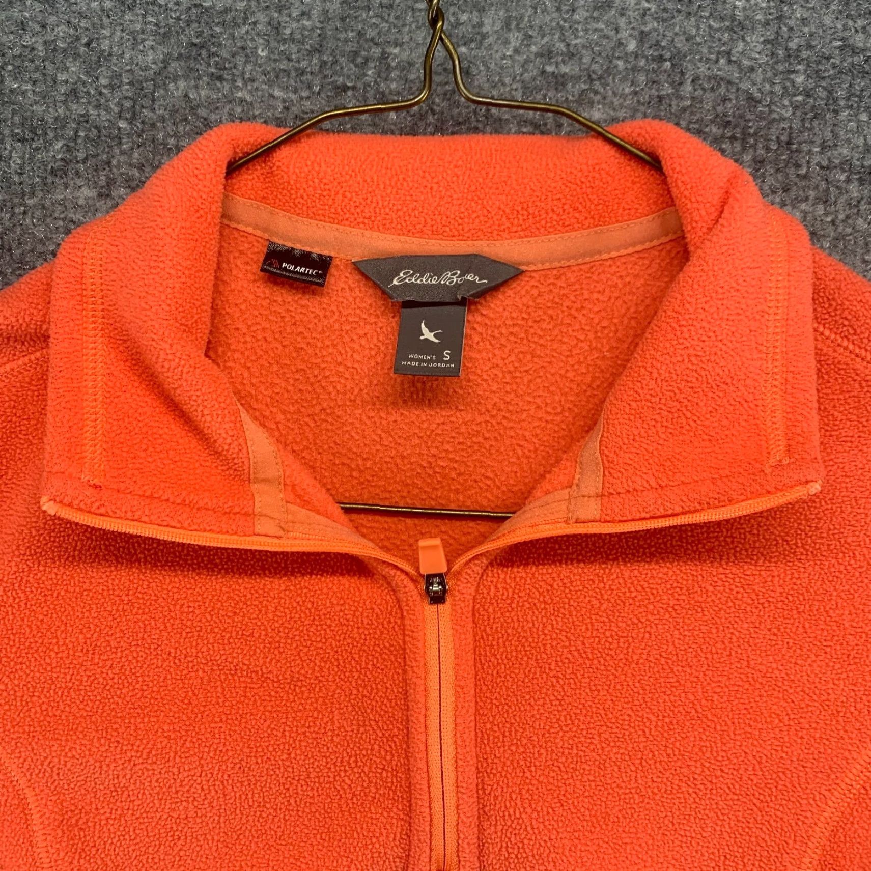 Eddie Bauer Eddie Bauer Jacket Womens Small Orange Pullover Fleece Polartec 1/4 Zip Active Size S / US 4 / IT 40 - 4 Thumbnail