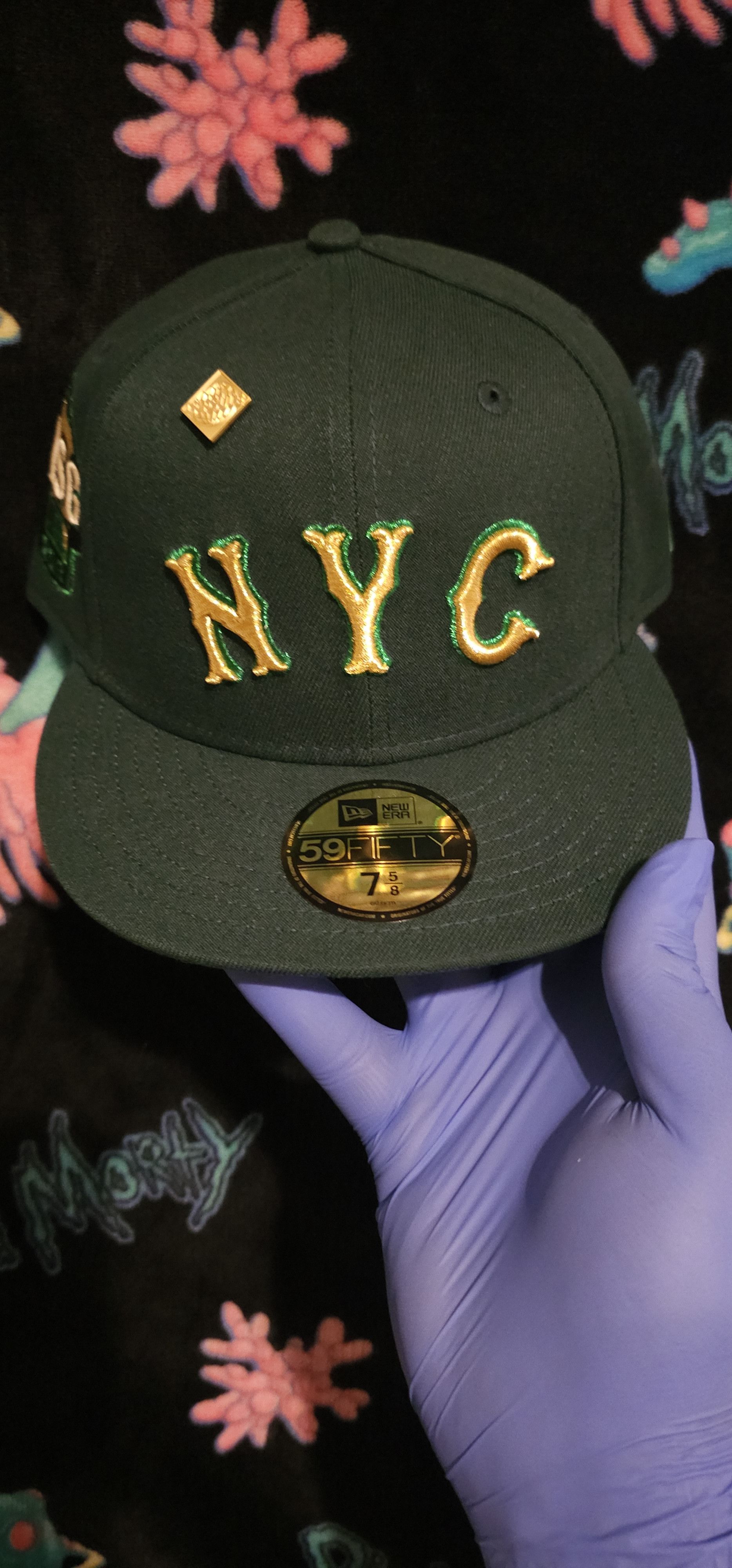 golf le fleur F hat ニューエラ　サイズ 7　ブラック　即完品 golf le fleur F hat ニューエラ サイズ 7 ブラック 即完品