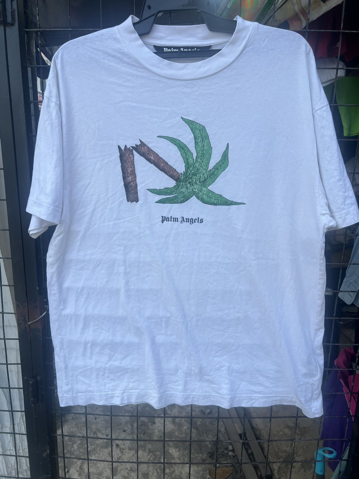 Palm Angels PALM ANGELS Palm logo t shirt Size US XL / EU 56 / 4 - 1 Thumbnail