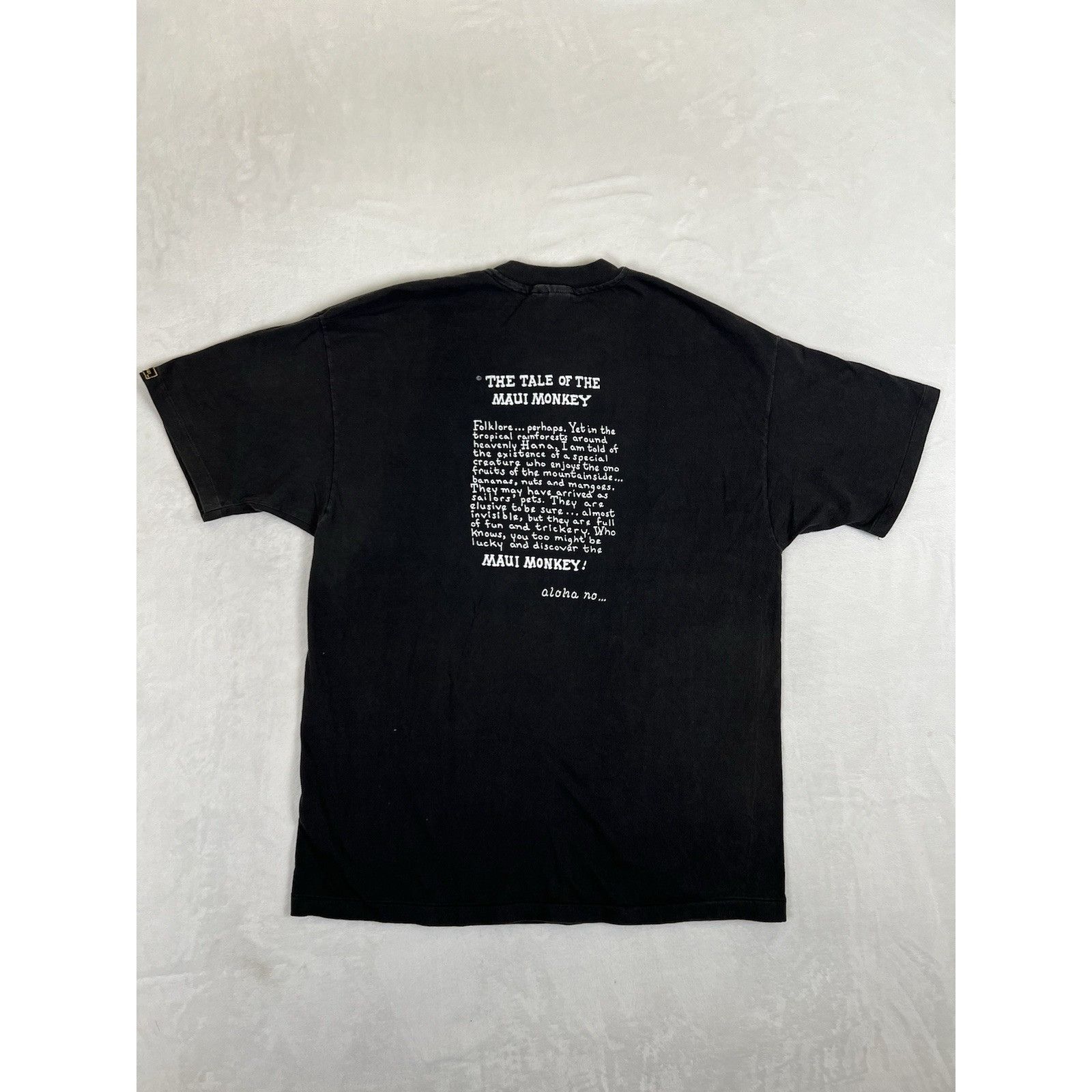 Hanes Vintage Maui Monkey Promo T-Shirt Size XL Single Stitch USA Size US XL / EU 56 / 4 - 7 Thumbnail