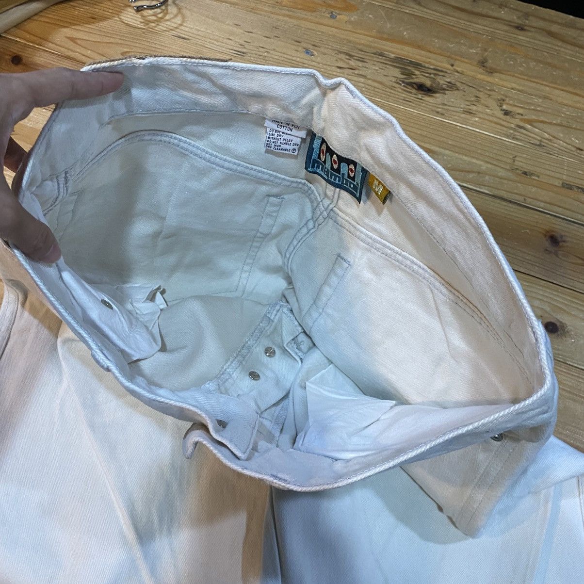 Mambo × Vintage Vintage Mambo Australia White Plain Casual Pants Size US 32 / EU 48 - 16 Thumbnail
