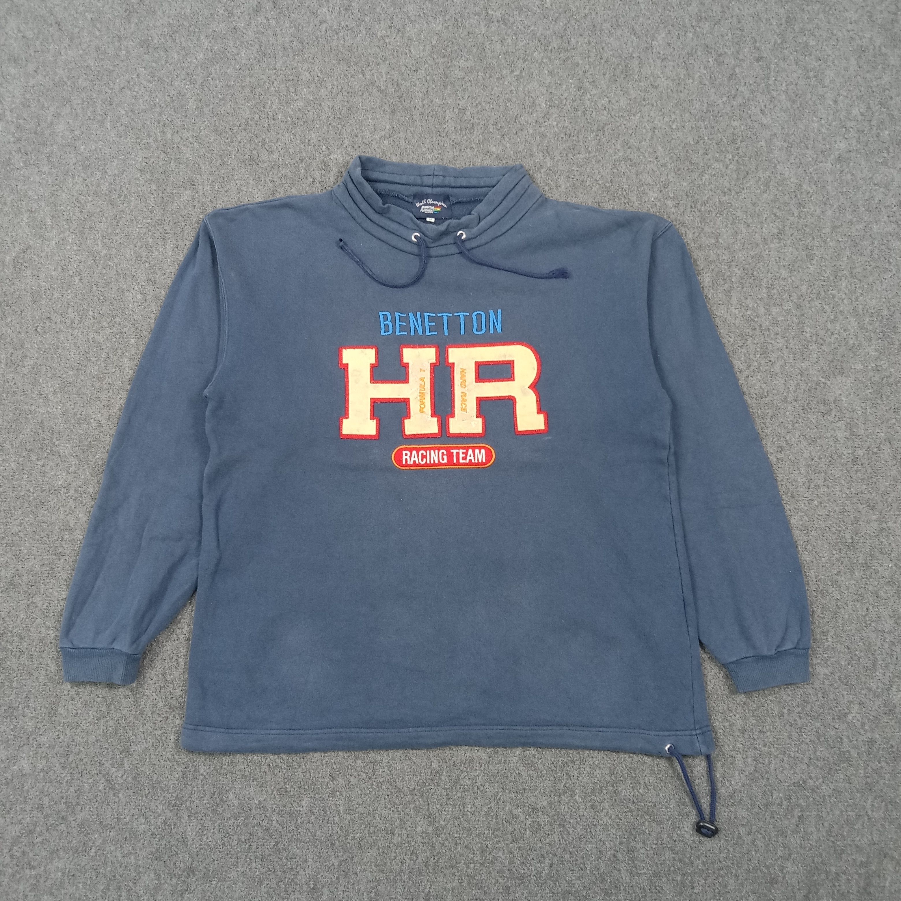 Benetton Benetton Formula 1 Racing Team Sweatshirt C269N22 Size US M / EU 48-50 / 2 - 1 Thumbnail