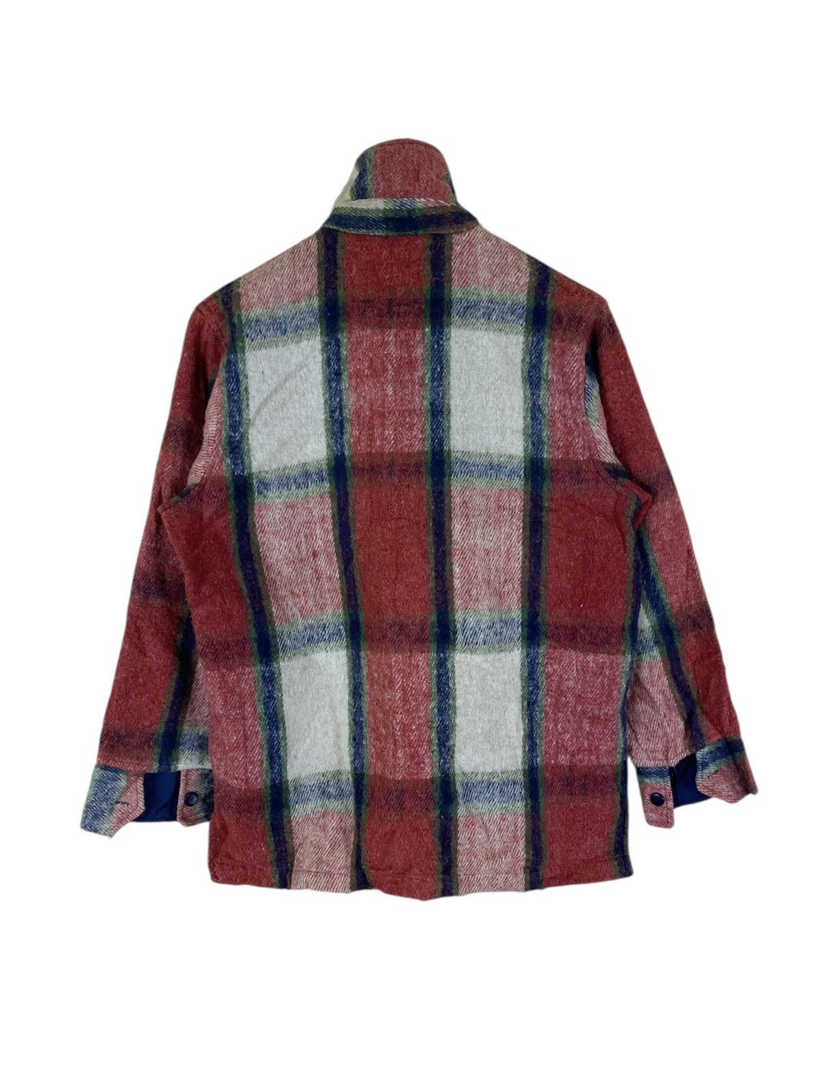 Vintage Vintage Plaid Woolen Button Up Shirt of Young American Size US L / EU 52-54 / 3 - 9 Thumbnail
