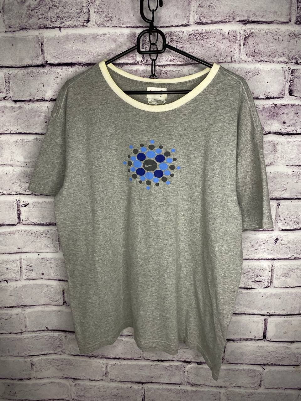 Nike MENS vintage T-shirt Nike big logo Size XL streetwear y2k Size US XL / EU 56 / 4 - 1 Thumbnail