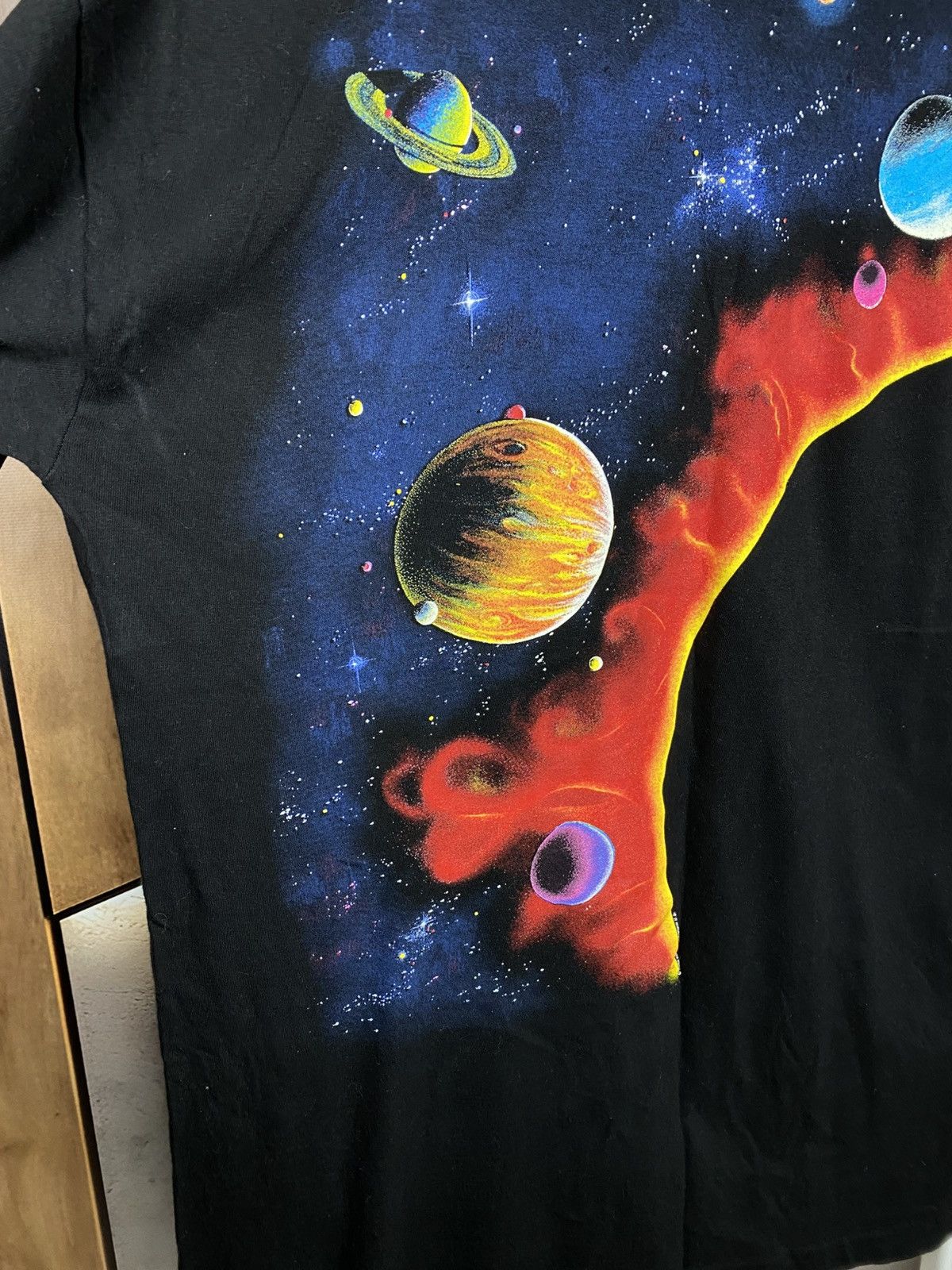 Vintage 🪐Vintage 1990 T-Shirt Dynamic Solar System Planet VTG Tee🪐 Size US XL / EU 56 / 4 - 12 Thumbnail