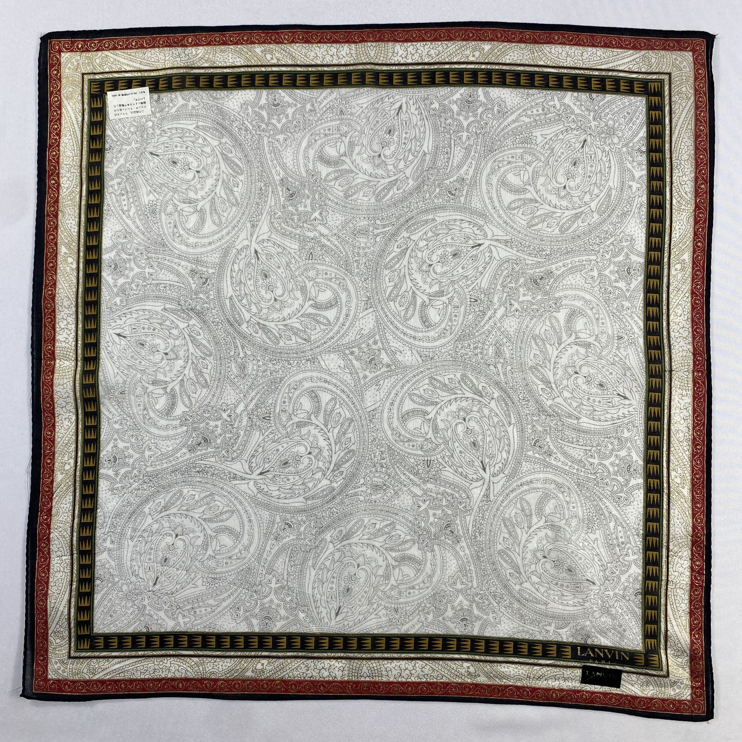 Lanvin × Vintage Lanvin Handkerchief / Neckerchief / Bandana-P1097 Size ONE SIZE - 1 Thumbnail
