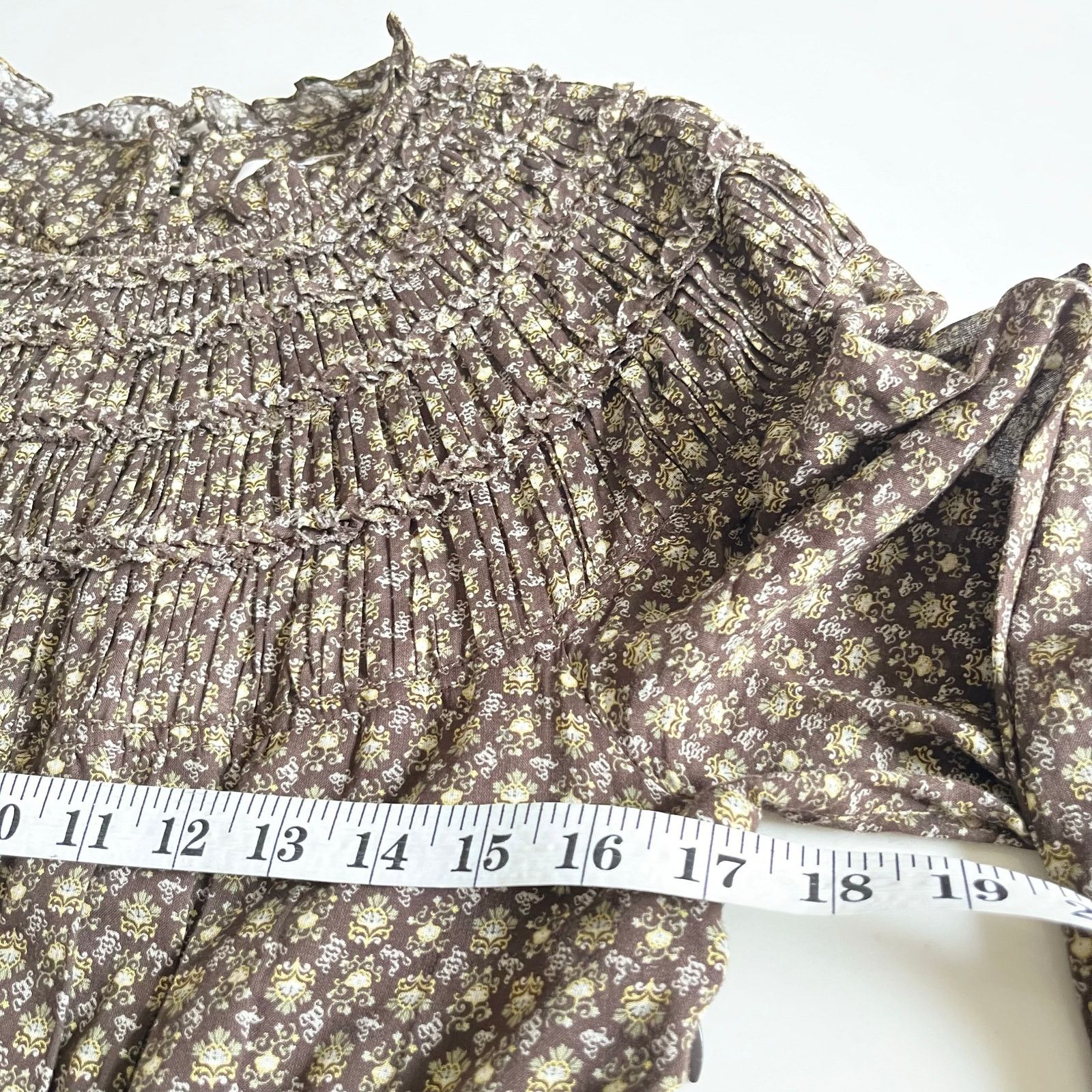 Rebecca Taylor Rebecca Taylor Feather Fleur Smocked Floral Midi Dress Size S / US 4 / IT 40 - 11 Thumbnail