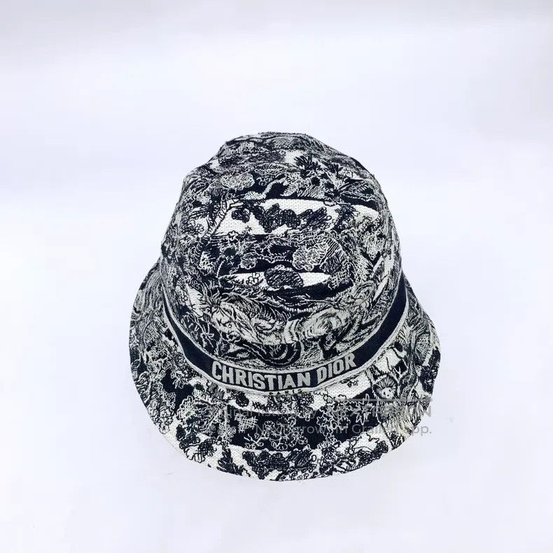 Dior Dior Size58 Colour-matched animal jungle embroidery cotton Size ONE SIZE - 5 Thumbnail