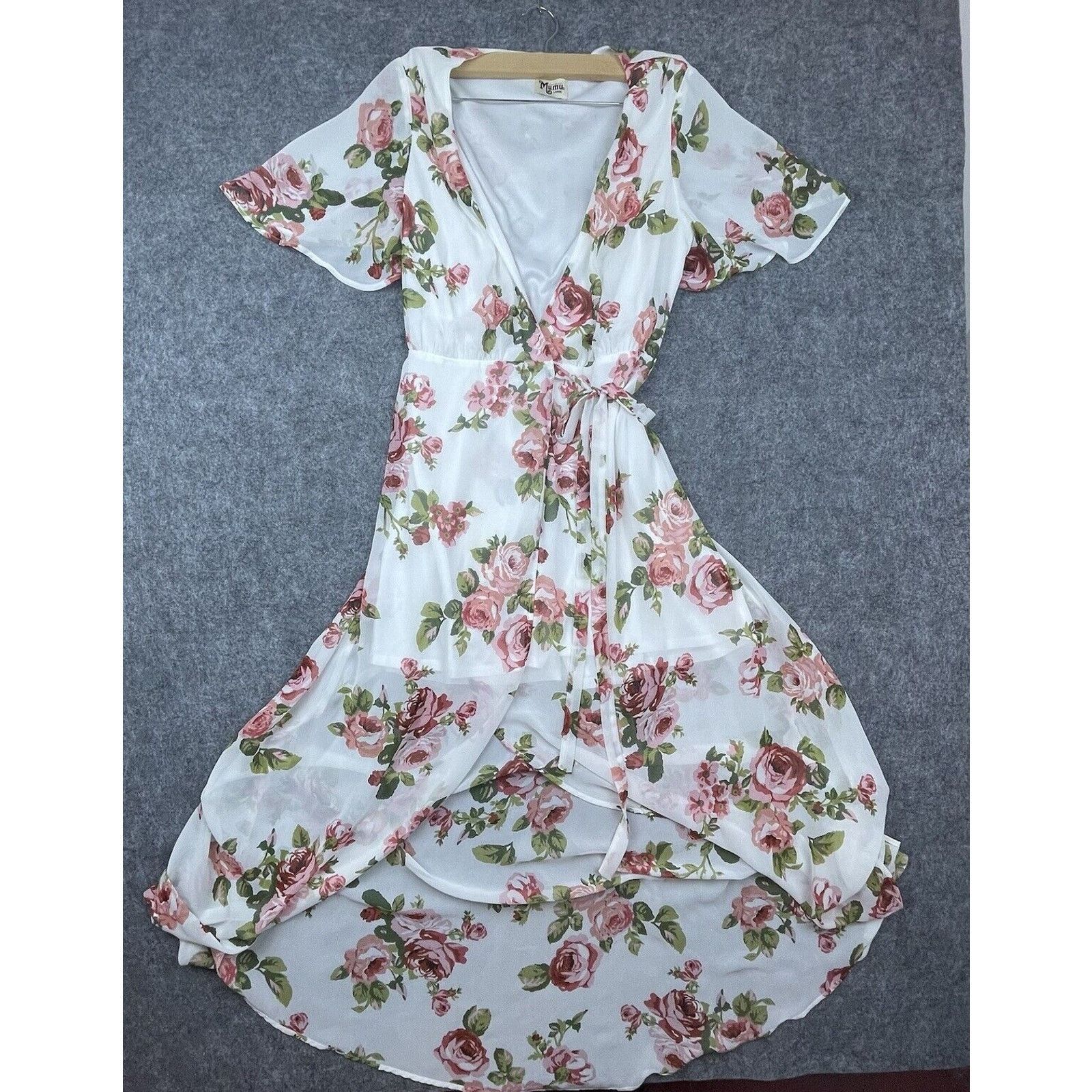 Show Me Your MuMu Show Me Your Mumu Dress L Maxi Boho Cottage Sheer Peasant Size L / US 10 / IT 46 - 1 Thumbnail