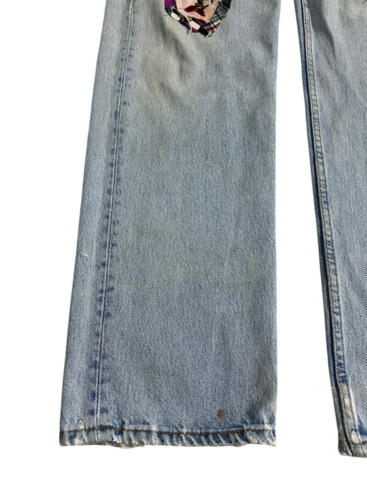 Levi's Vintage Levis 501 Patchwork Faded Jean Size US 30 / EU 46 - 4 Thumbnail
