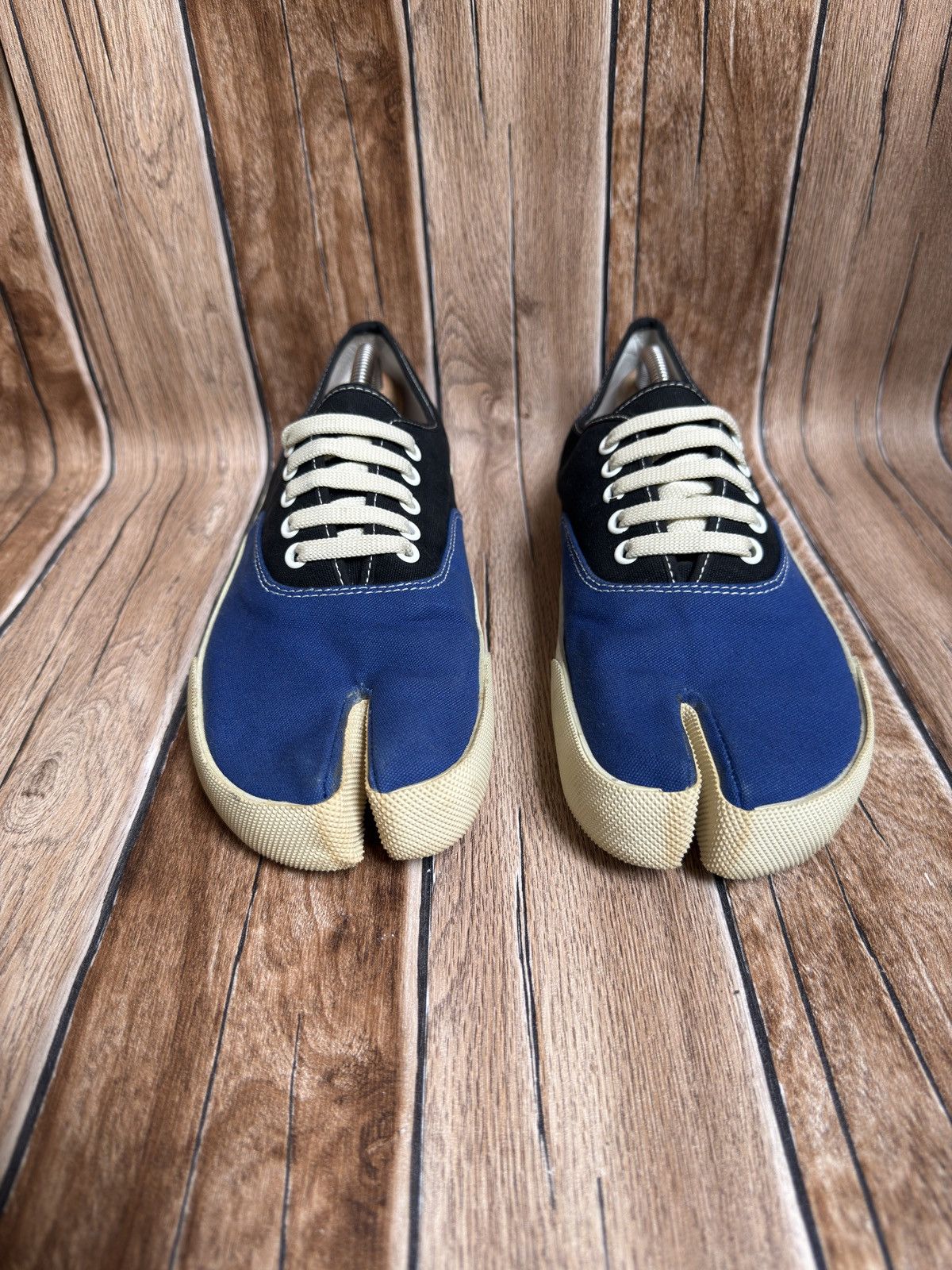 Maison Margiela Ss19 Tabi canvas sneakers Size US 8.5 / EU 41-42 - 4 Thumbnail