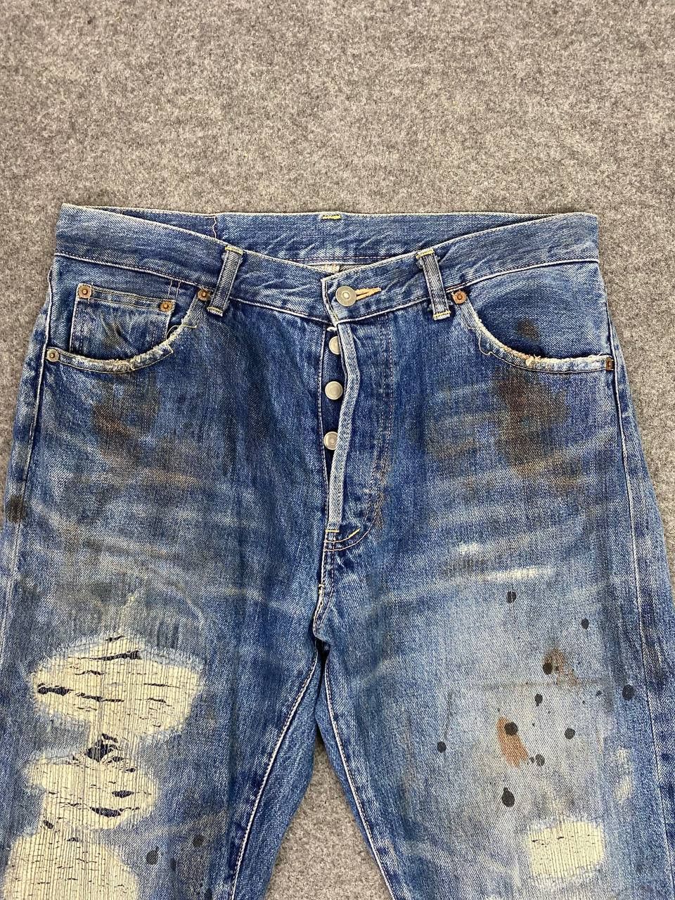 Japanese Brand vintage japanese brands selvedge distressed rework denim Size US 34 / EU 50 - 10 Thumbnail