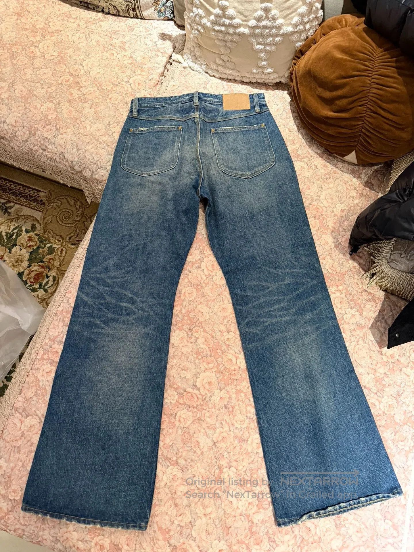 Japanese Brand R.DIARY Cat Whiskers Bootcut Jeans. Size 28" / US 6 / IT 42 - 3 Thumbnail