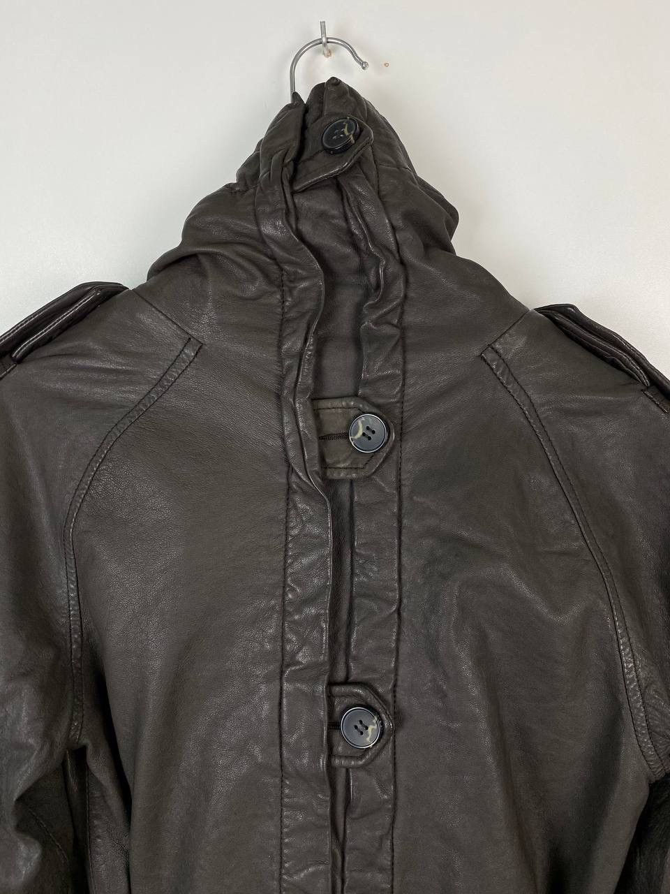 Allsaints Allsaints leather whitton coat woman size 12 Size XL / US 12-14 / IT 48-50 - 11 Thumbnail