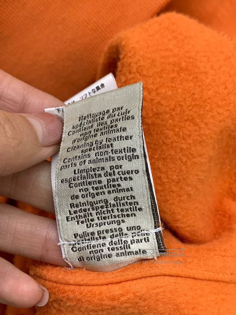 Hermes Hermes Orange leather patched robot sweatshirt Size M / US 6-8 / IT 42-44 - 8 Thumbnail