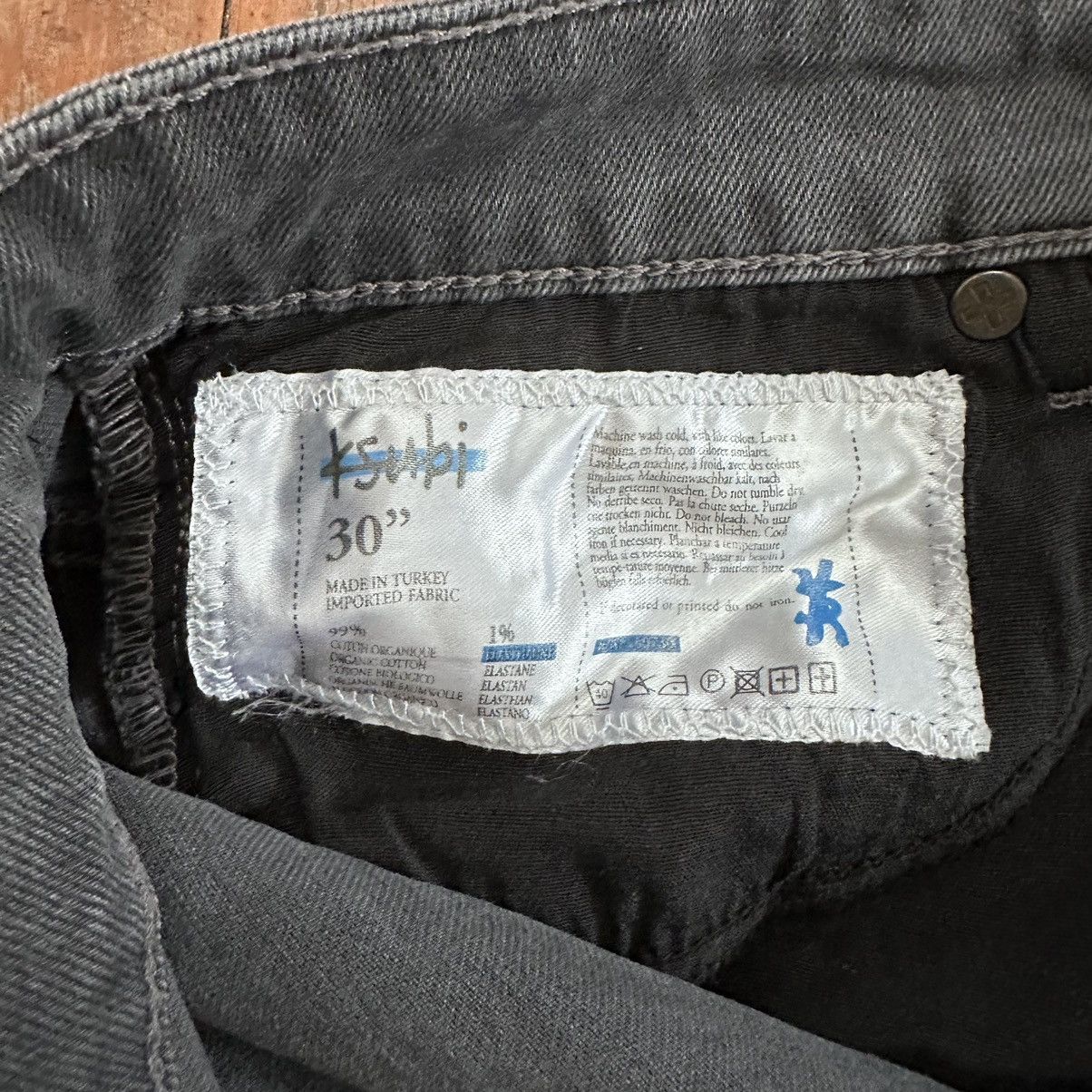 Ksubi Ksubi Faded Grey Denim Jeans Size 30 Size US 30 / EU 46 - 5 Thumbnail