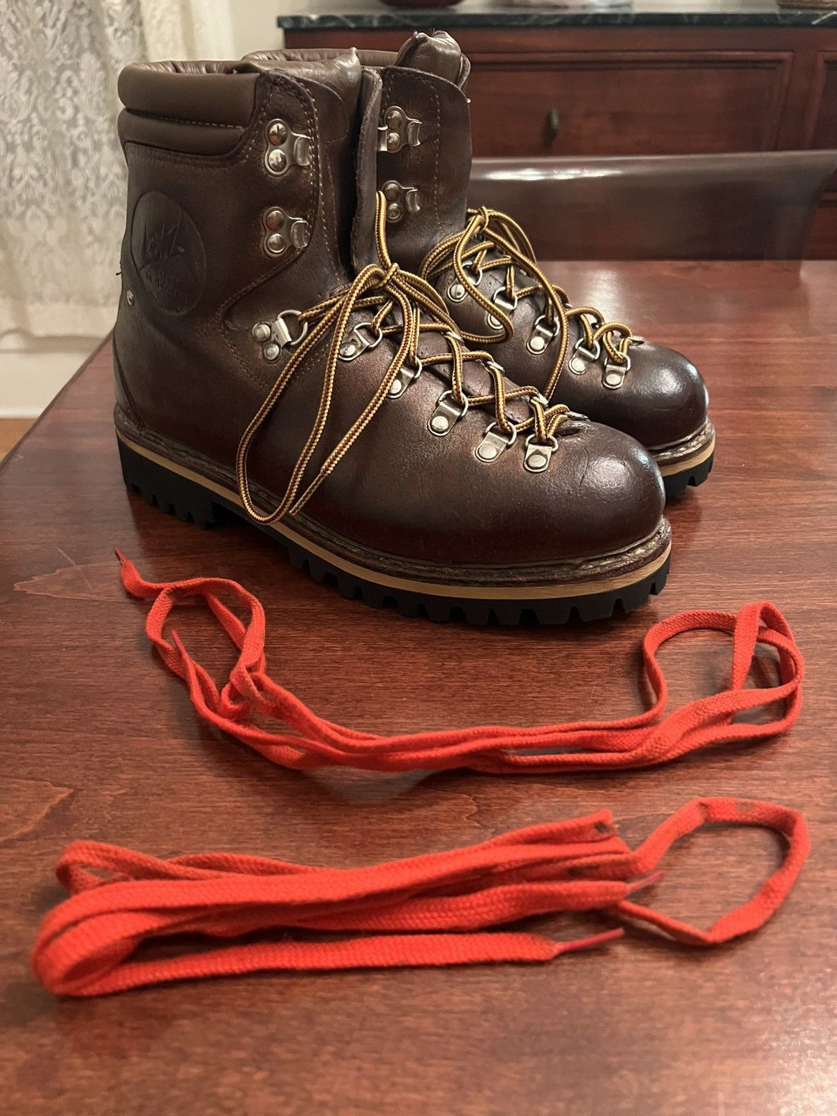 LOWA Vintage Lowa Mountaineering Boots - Size 9 - Made in Germany Size US 9 / EU 42 - 1 Thumbnail