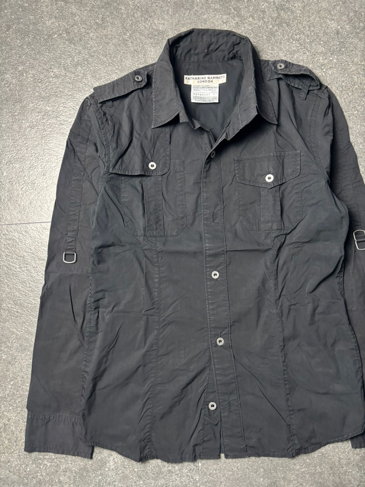 Katharine Hamnett London 1990s Katherine Hamnett London Work Shirt Size US M / EU 48-50 / 2 - 2 Thumbnail