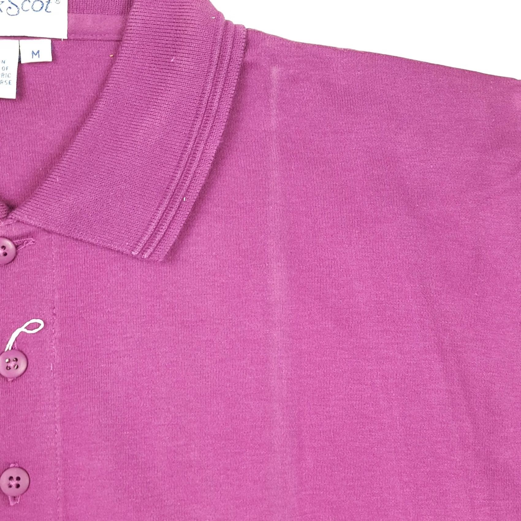 Vintage VINTAGE Tommy Armour Polo Shirt Mens Golf 90s Preppy Purple Short Sleeve Button Collar Knit Cotton Polo Shirt Medium Size US XXL / EU 58 / 5 - 3 Thumbnail