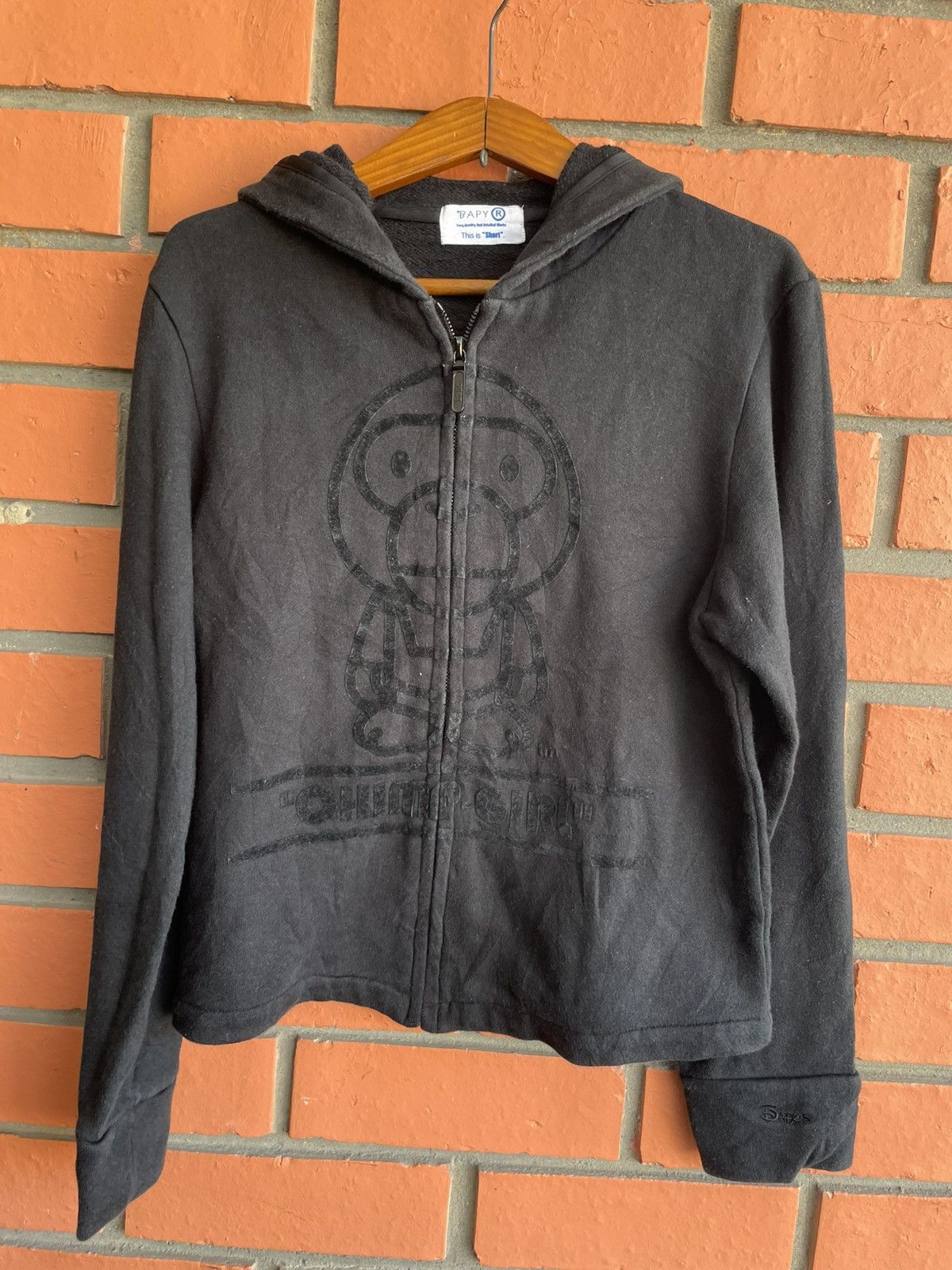 Bape A bathing ape Bapy Japan This Is Short hoodie big Logo riri Size US XS / EU 42 / 0 - 2 Thumbnail